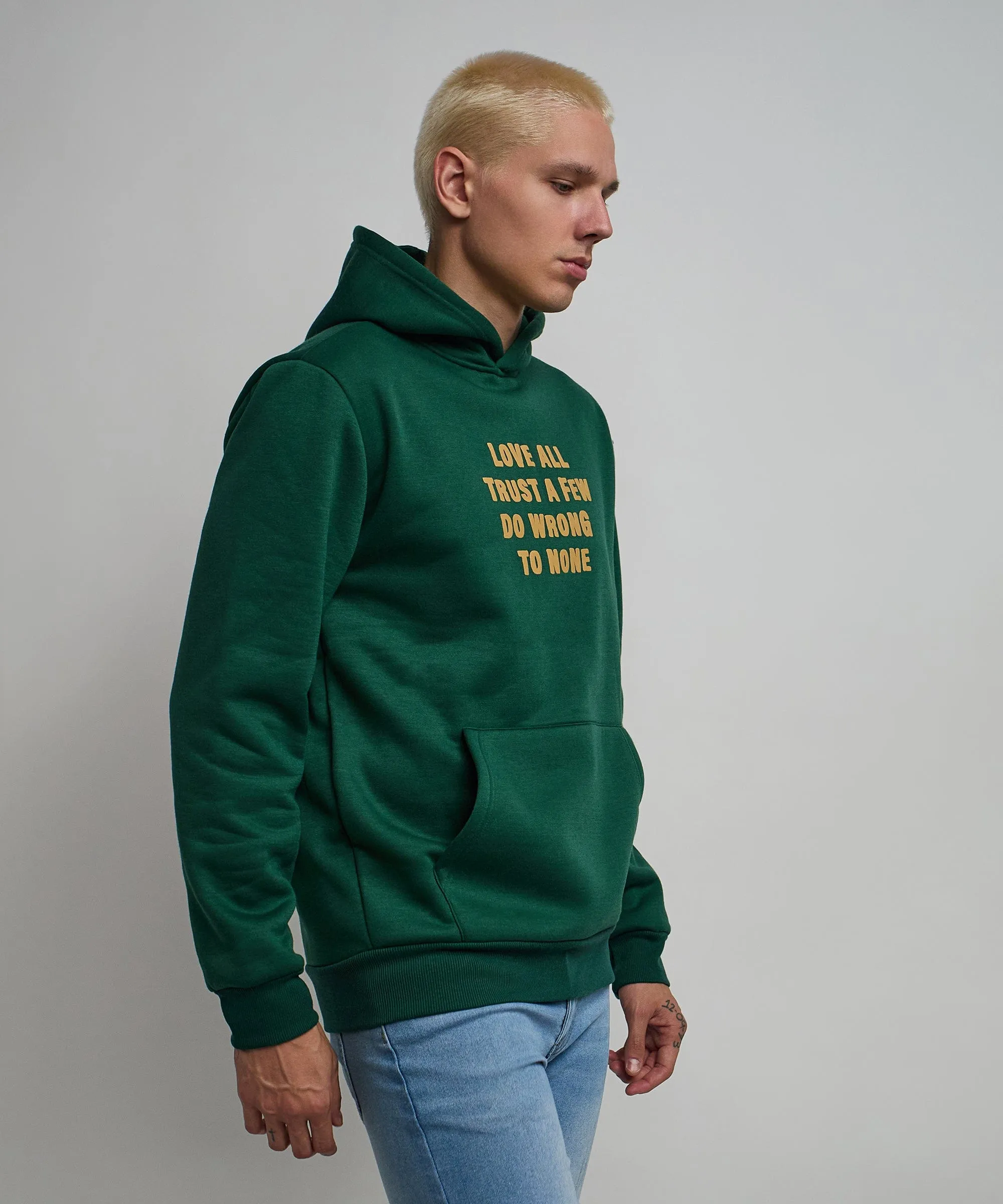 Love All Hoodie - Olive Green