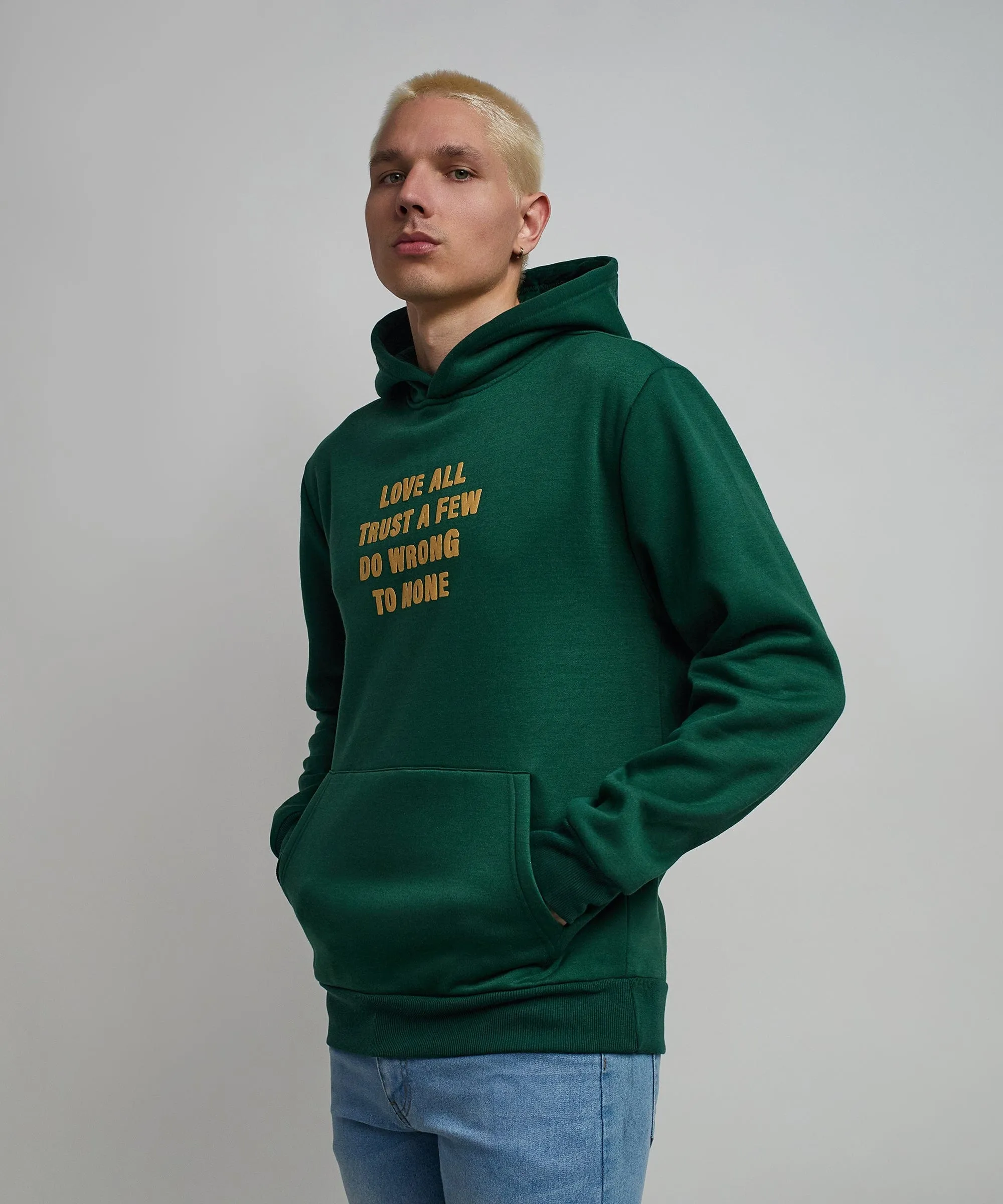 Love All Hoodie - Olive Green