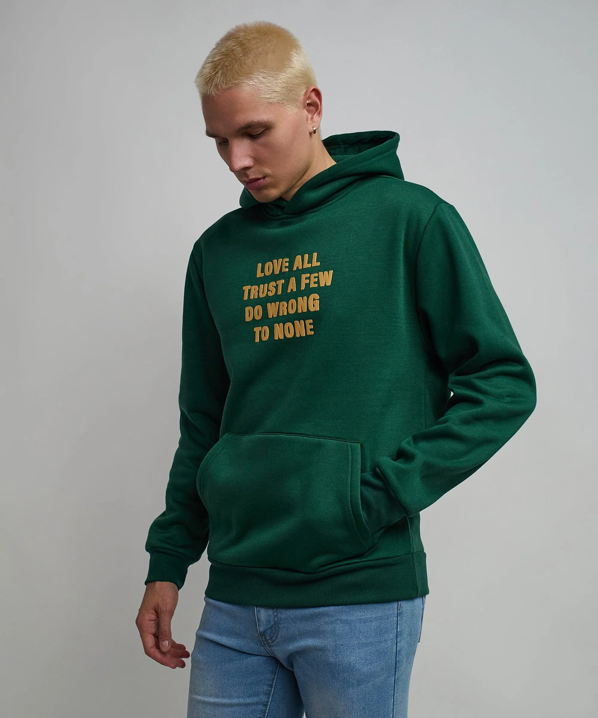 Love All Hoodie - Olive Green