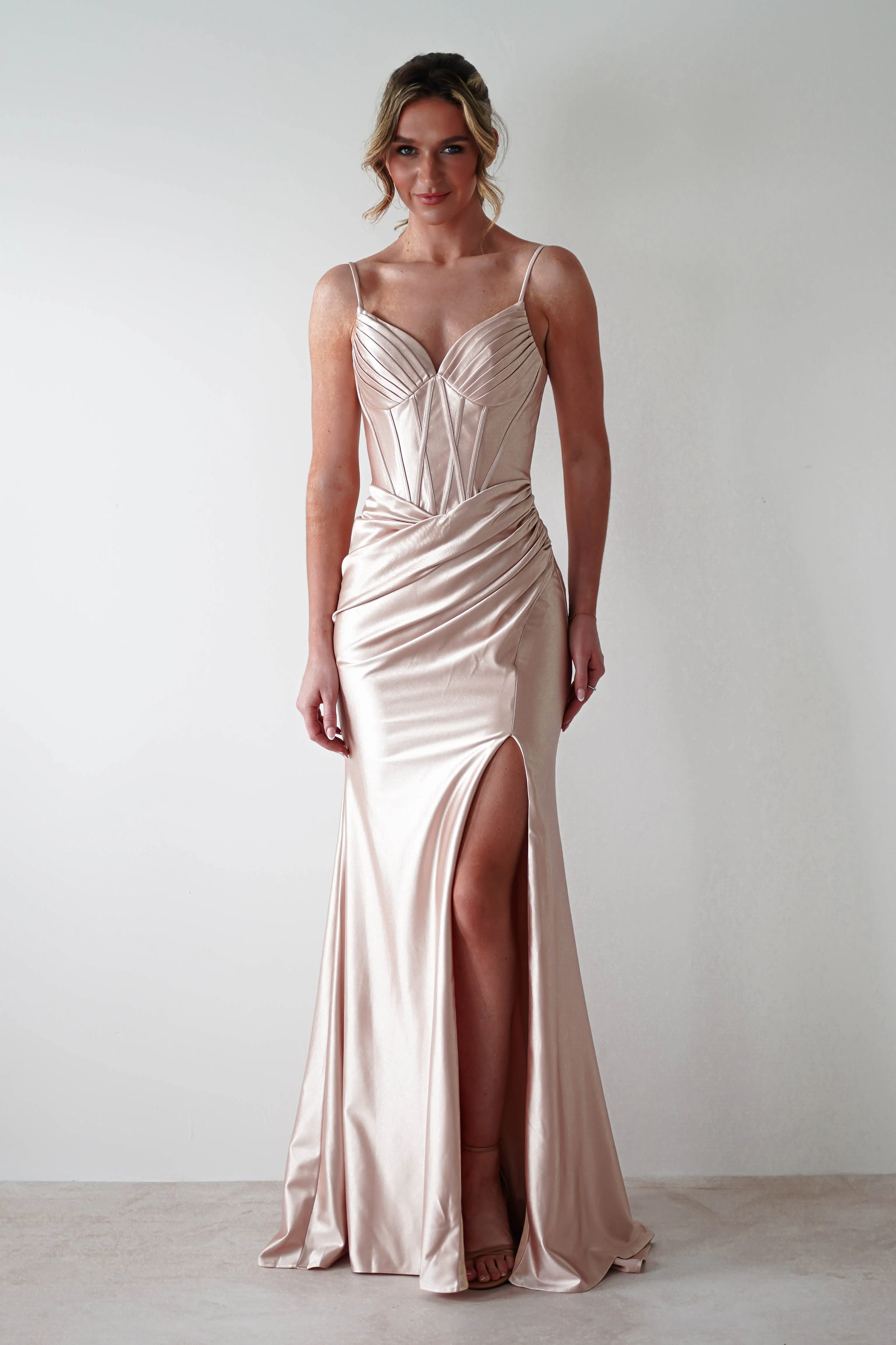 Meaghan Bodycon Gown | Champagne