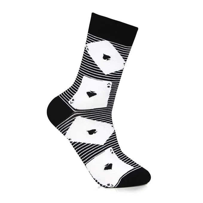 Men's Ace of Spade Print Premium Socks