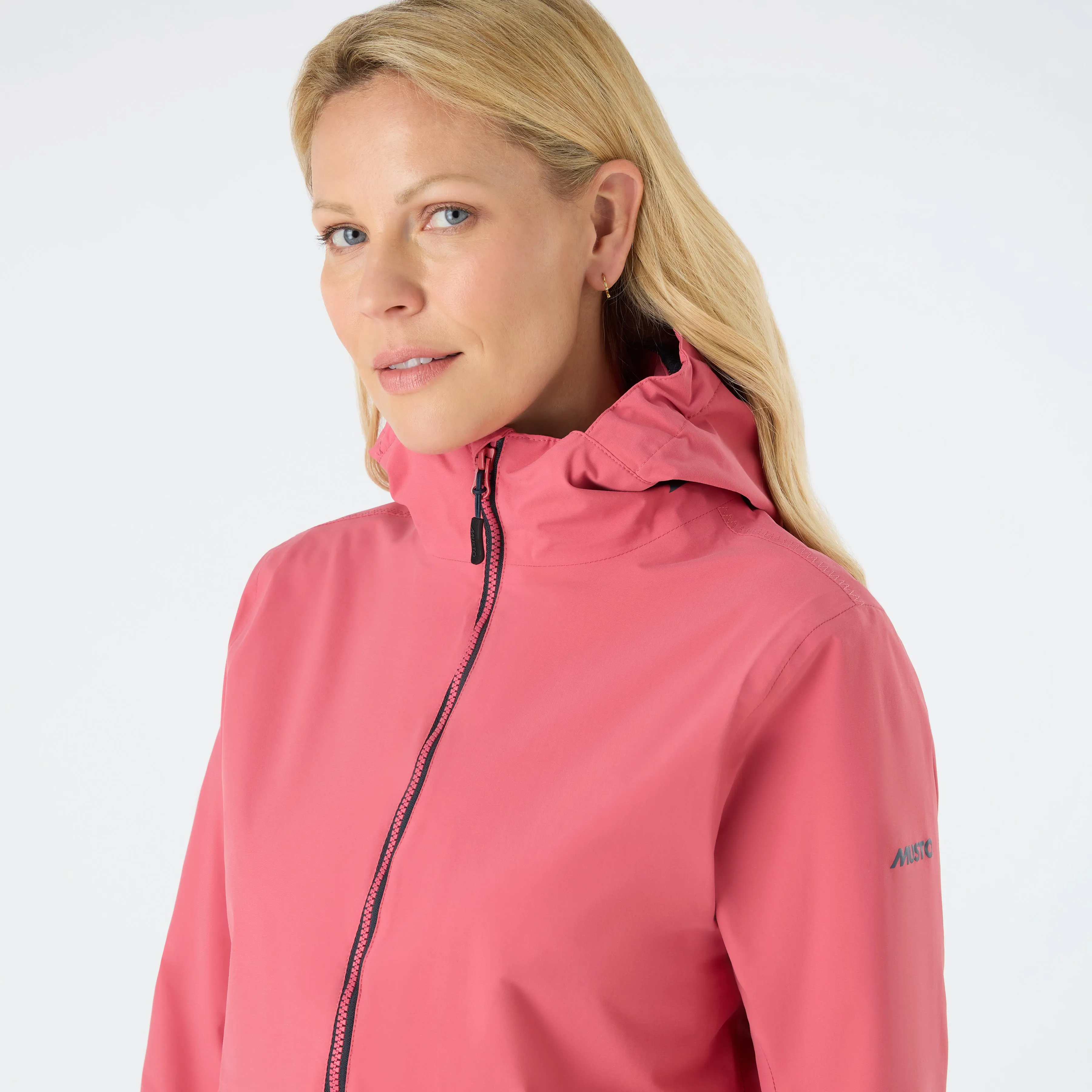 Musto Women's Marina Waterproof Rain Jacket (Raspberry)