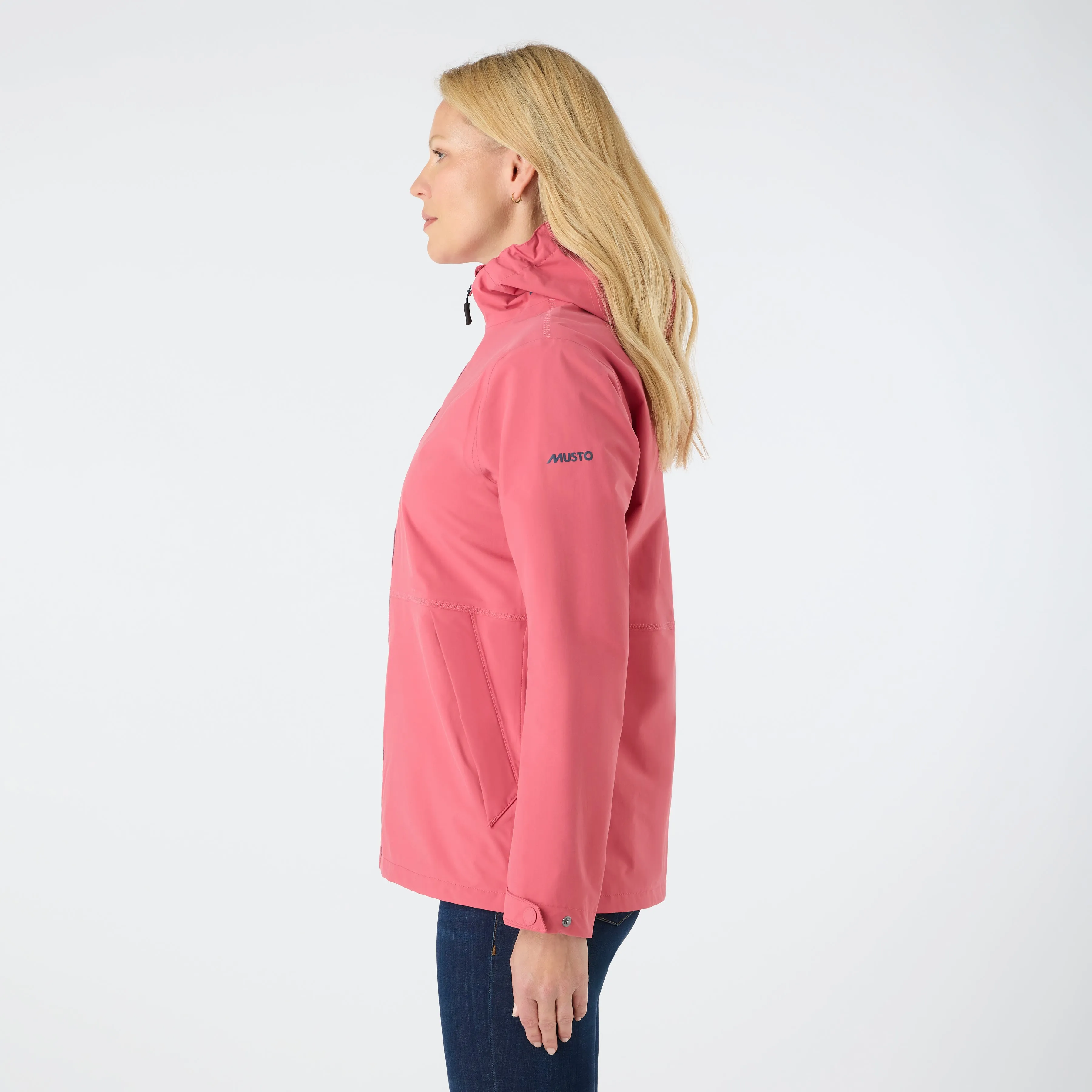 Musto Women's Marina Waterproof Rain Jacket (Raspberry)