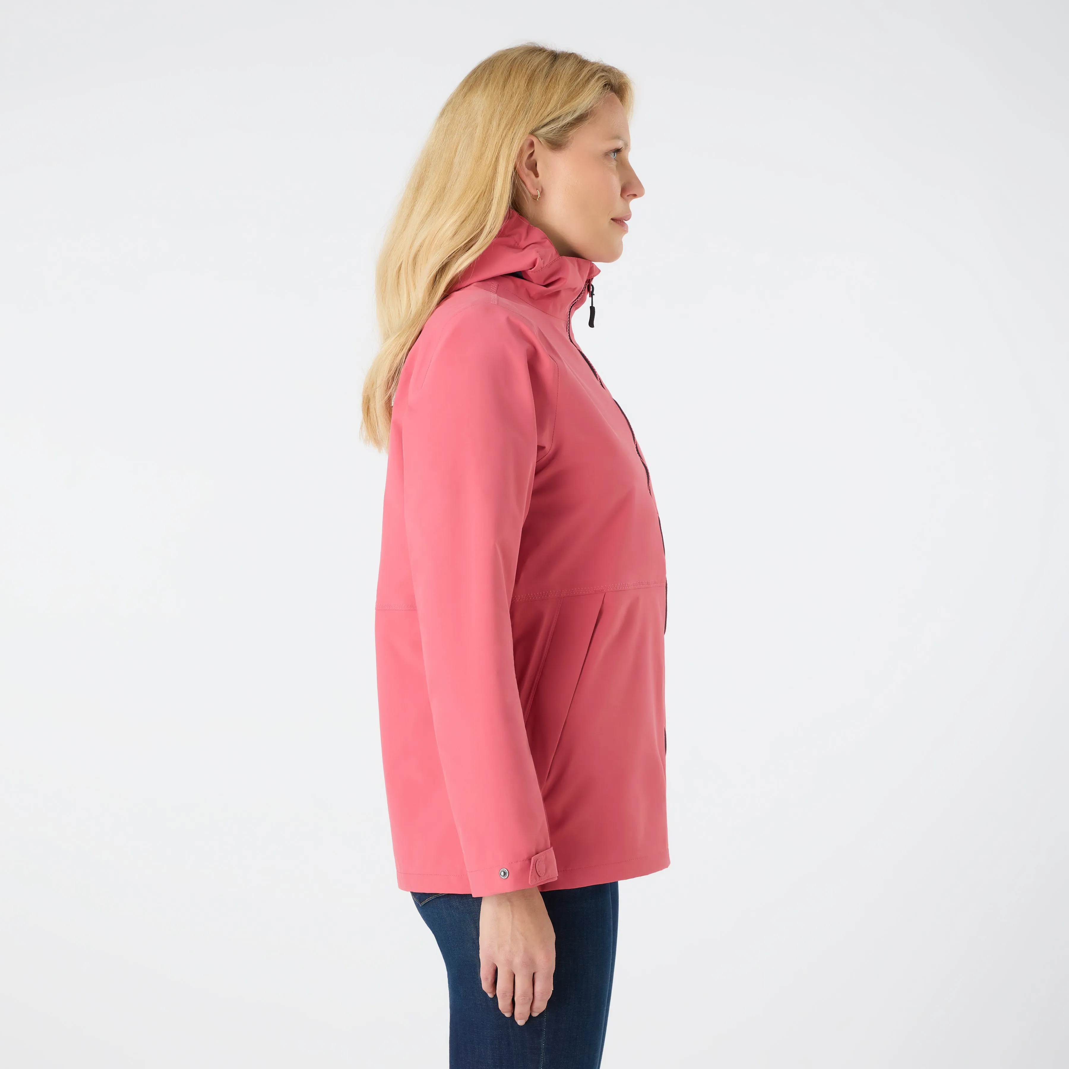 Musto Women's Marina Waterproof Rain Jacket (Raspberry)