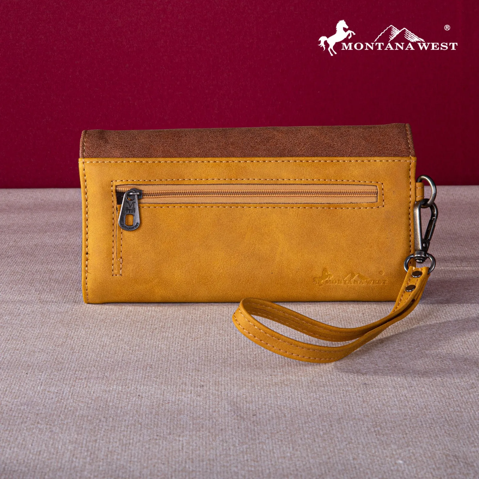 MW1253-W002 Montana West Embroidered Collection Wallet