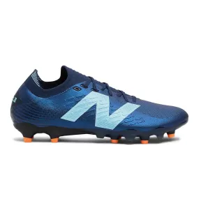 New Balance Tekela Pro Low V4  FG Football Boots (Navy/Sky Blue/Hot Mango)