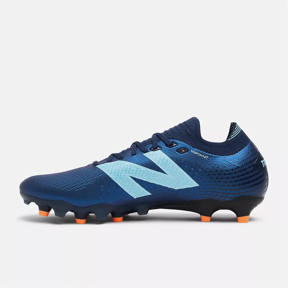 New Balance Tekela Pro Low V4  FG Football Boots (Navy/Sky Blue/Hot Mango)