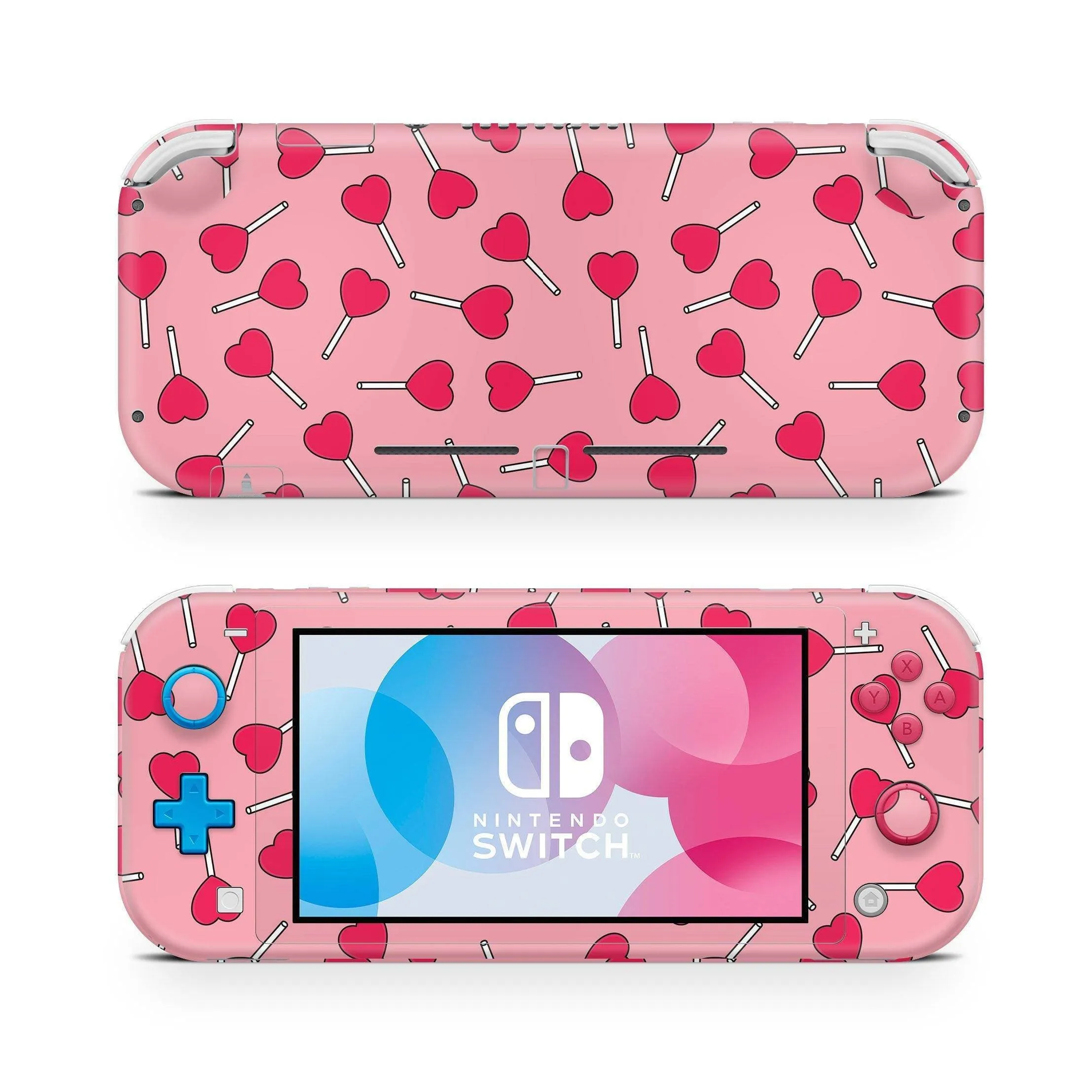 Nintendo Switch Lite Skin Decals - Valentine - Wrap Vinyl Sticker