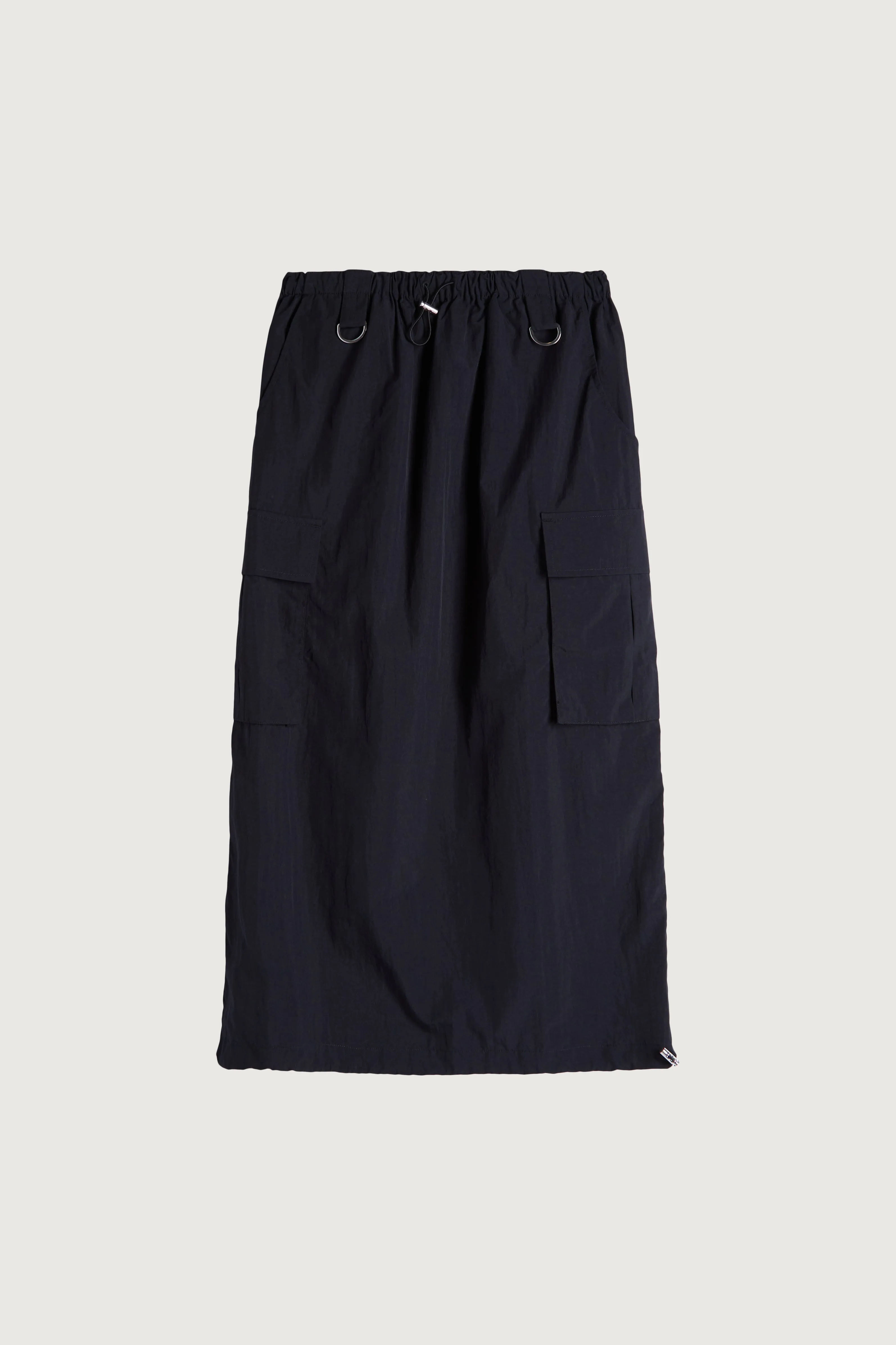 NYLON MAXI CARGO SKIRT