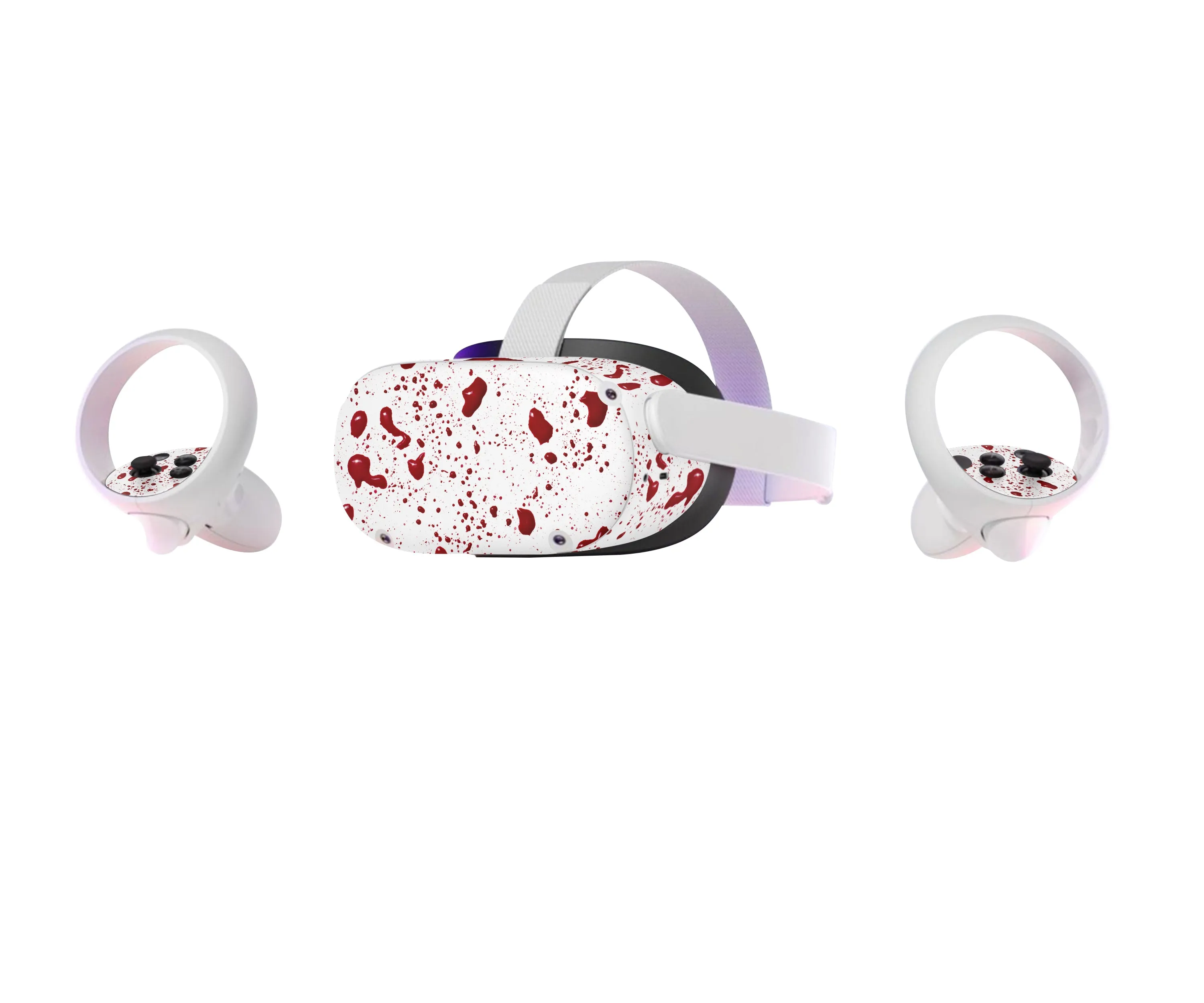 Oculus Quest 2 Skin Decals - Blood Splash - Wrap Vinyl Sticker