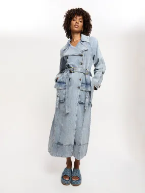 Olivia Denim Trench Coat