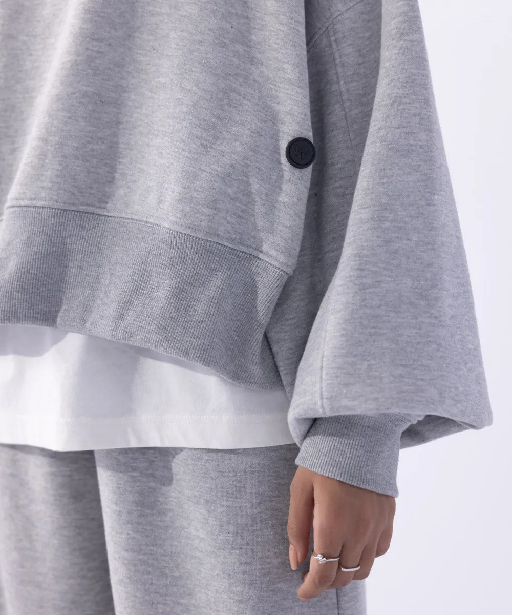 Oversized Cropped Sweatshirt