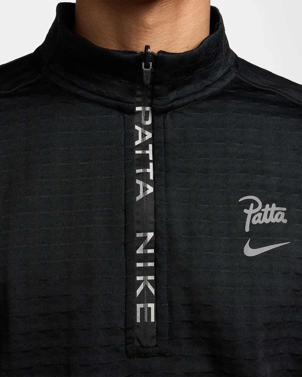 Patta x Nike Half-Zip Longsleeve Black