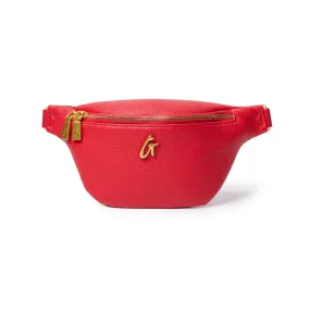 PEBBLE MINI FANNY PACK RED