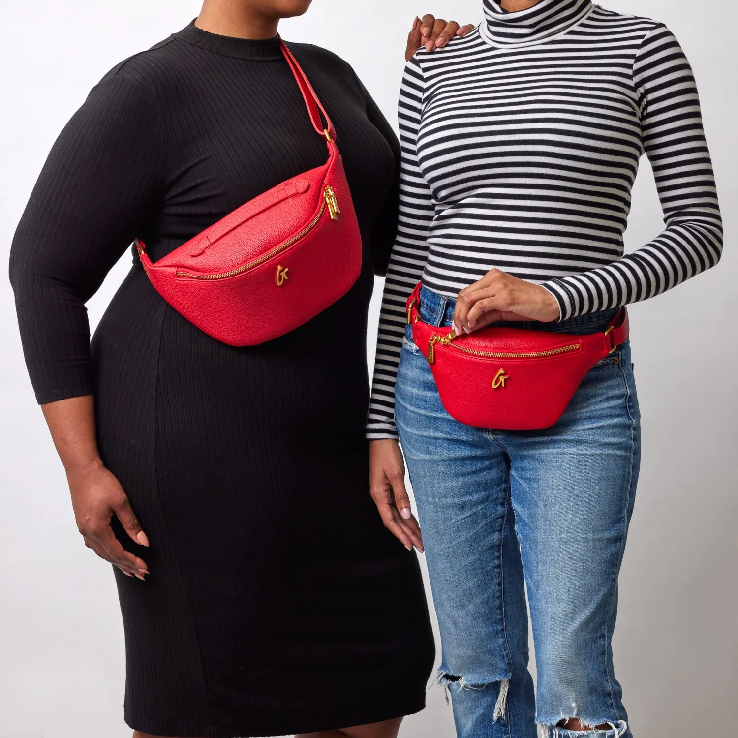 PEBBLE MINI FANNY PACK RED