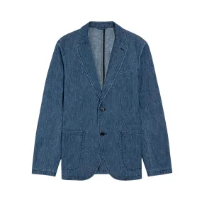 Perry Denim Blazer Mid Indigo