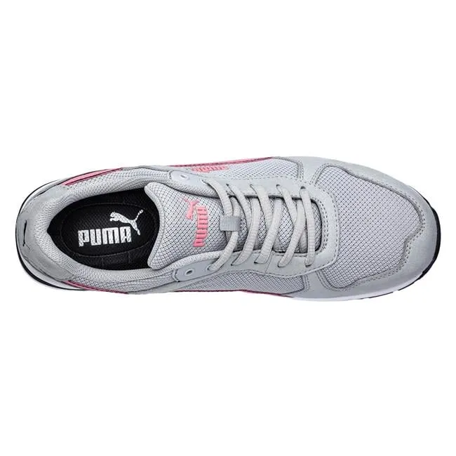 Puma Women's 643085  Frontside Low Composite Toe Grey Pink EH SR Work Shoes