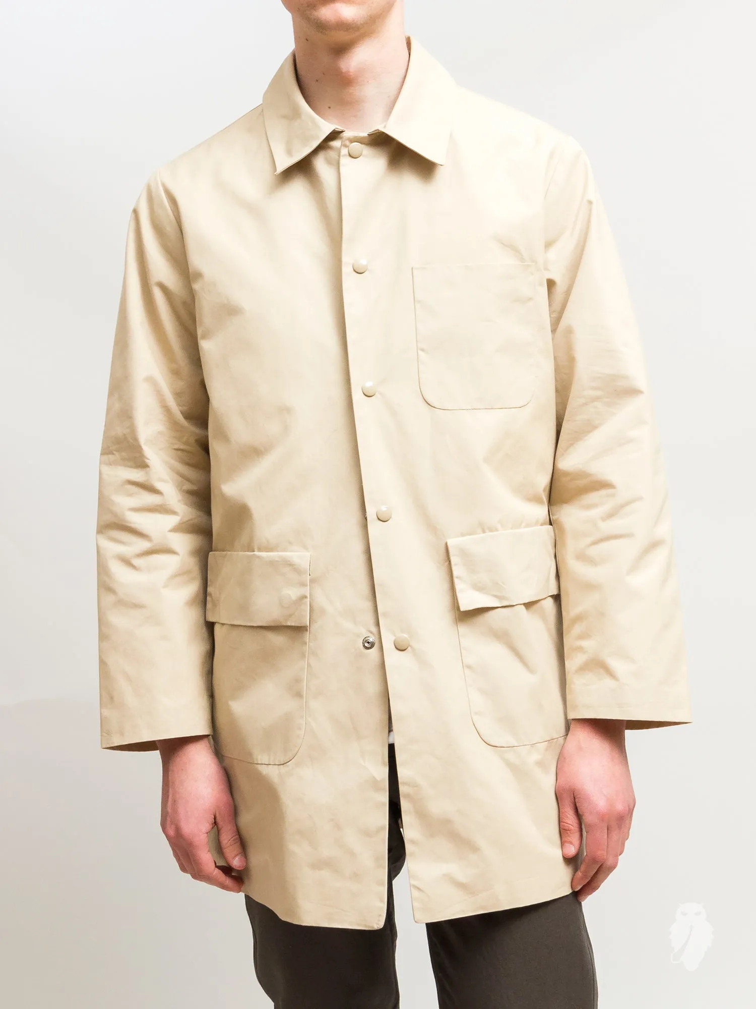 "Geo" Shell Jacket in Sand