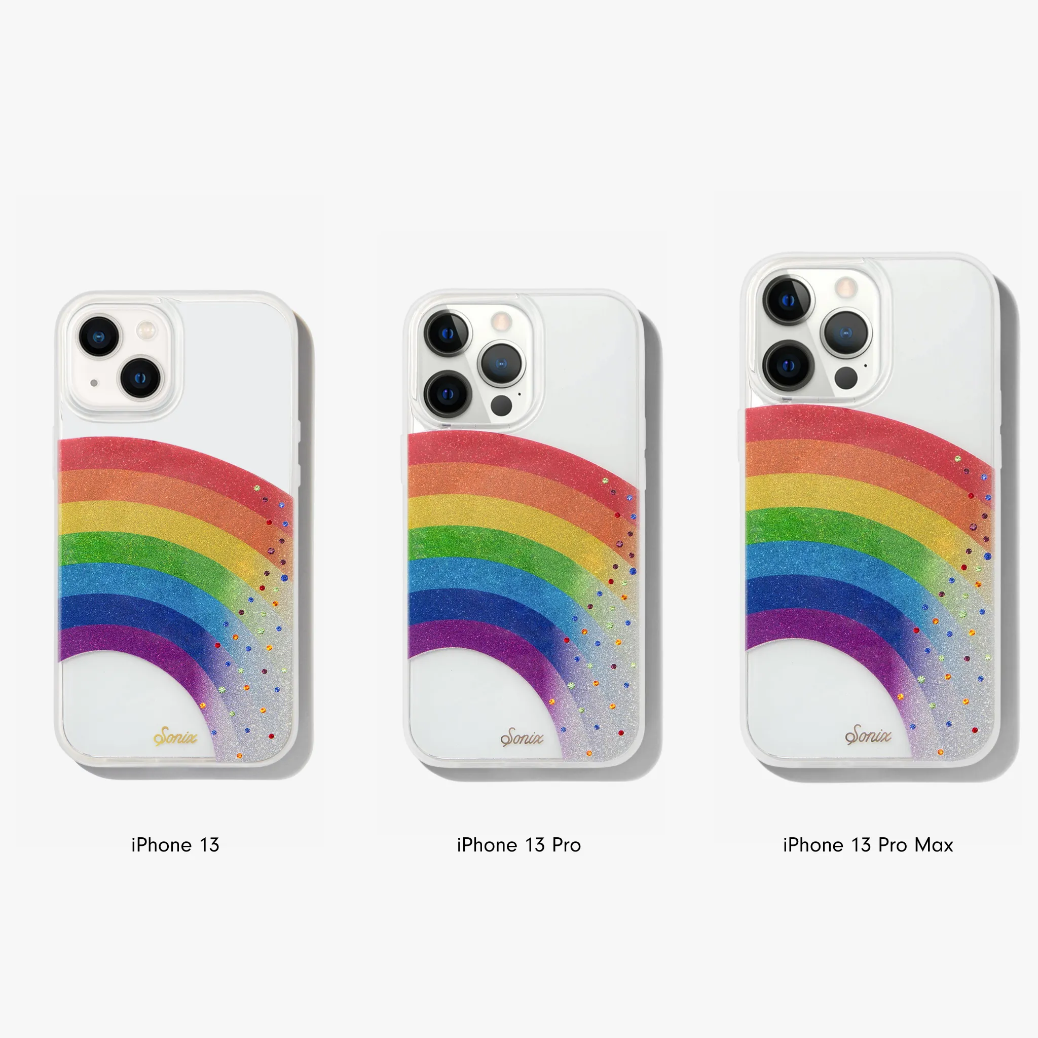 Rainbow Rhinestone iPhone Case