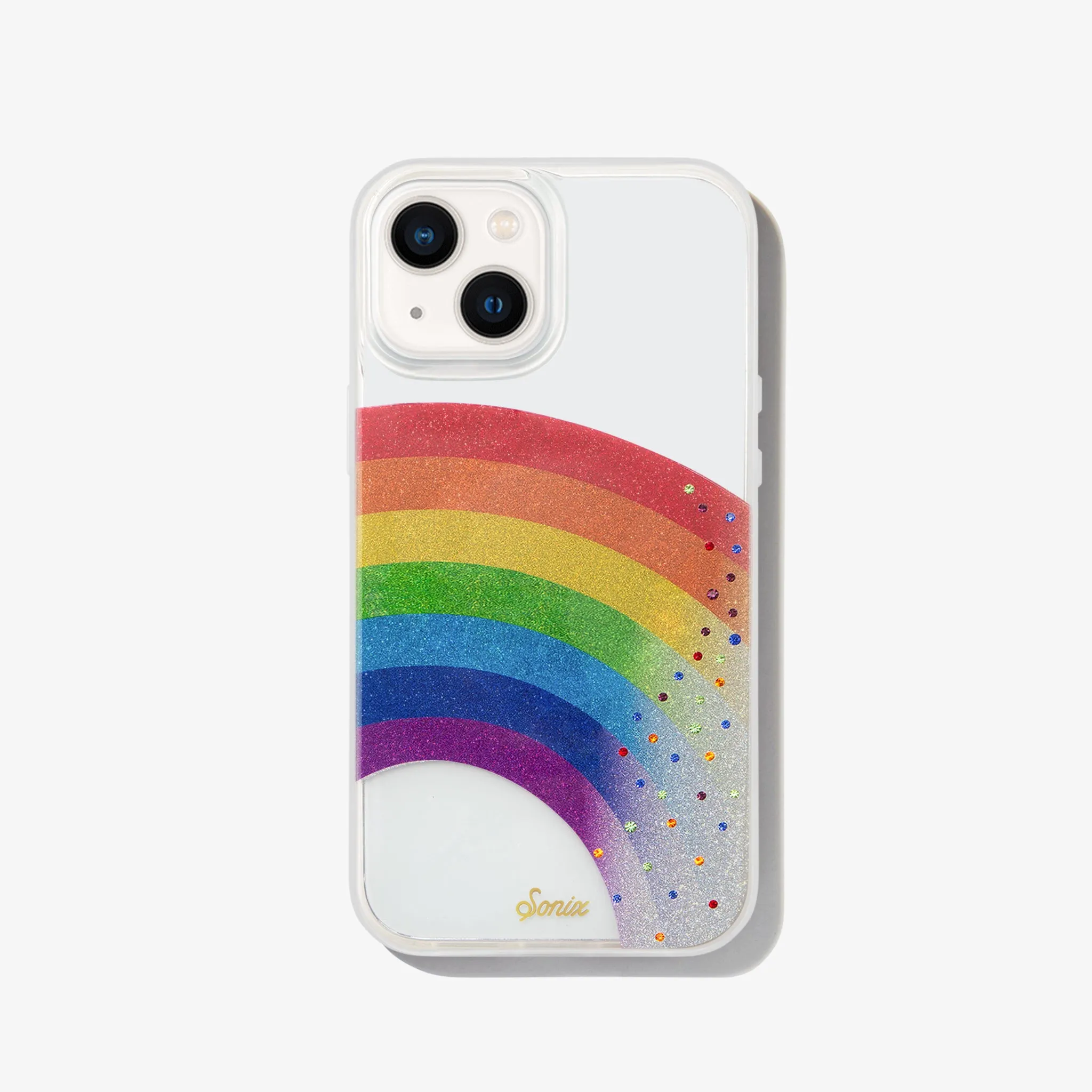 Rainbow Rhinestone iPhone Case