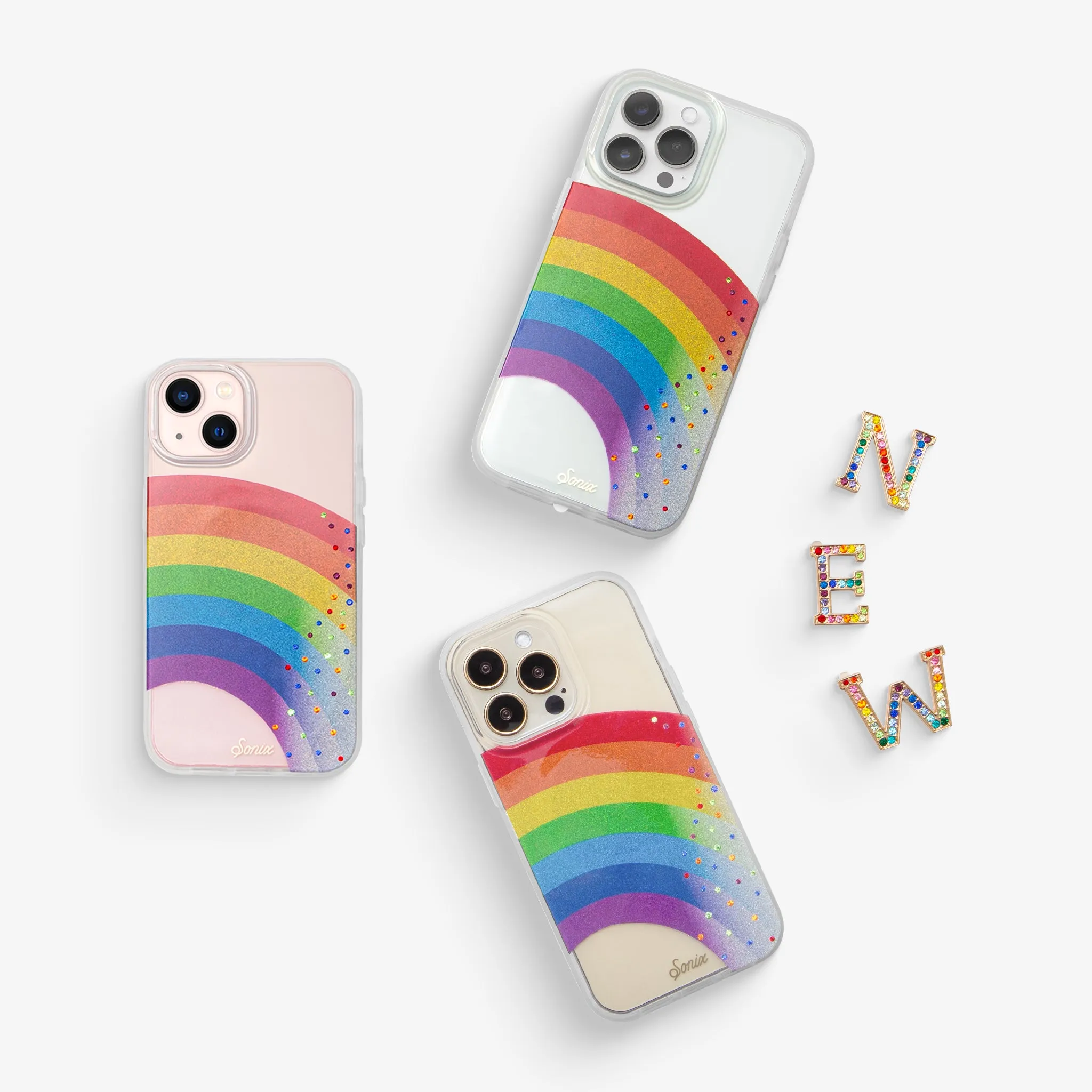 Rainbow Rhinestone iPhone Case