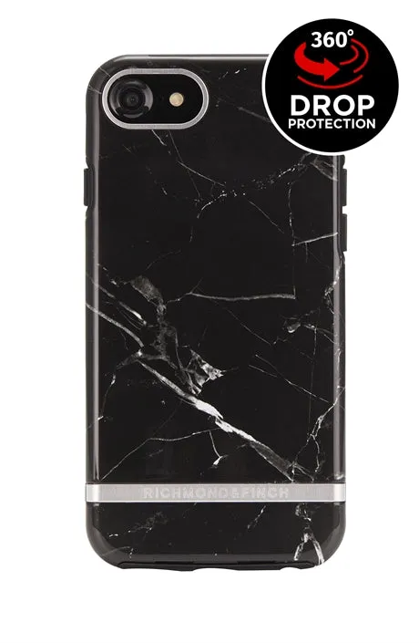 RICHMOND & FINCH Case - Black Marble / Silver