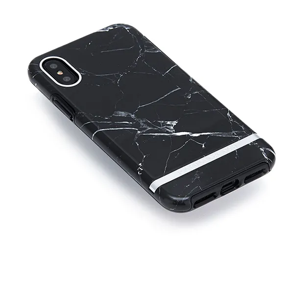 RICHMOND & FINCH Case - Black Marble / Silver