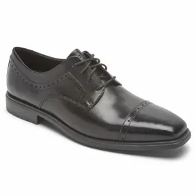 Rockport Men DRESSPORTS BUSINESS CAP TOE BLACK/GLASS