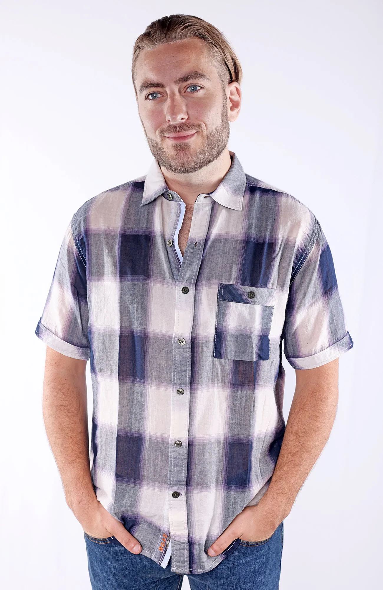 RUTHERFORD | Woven Cotton Short Sleeve Shirt