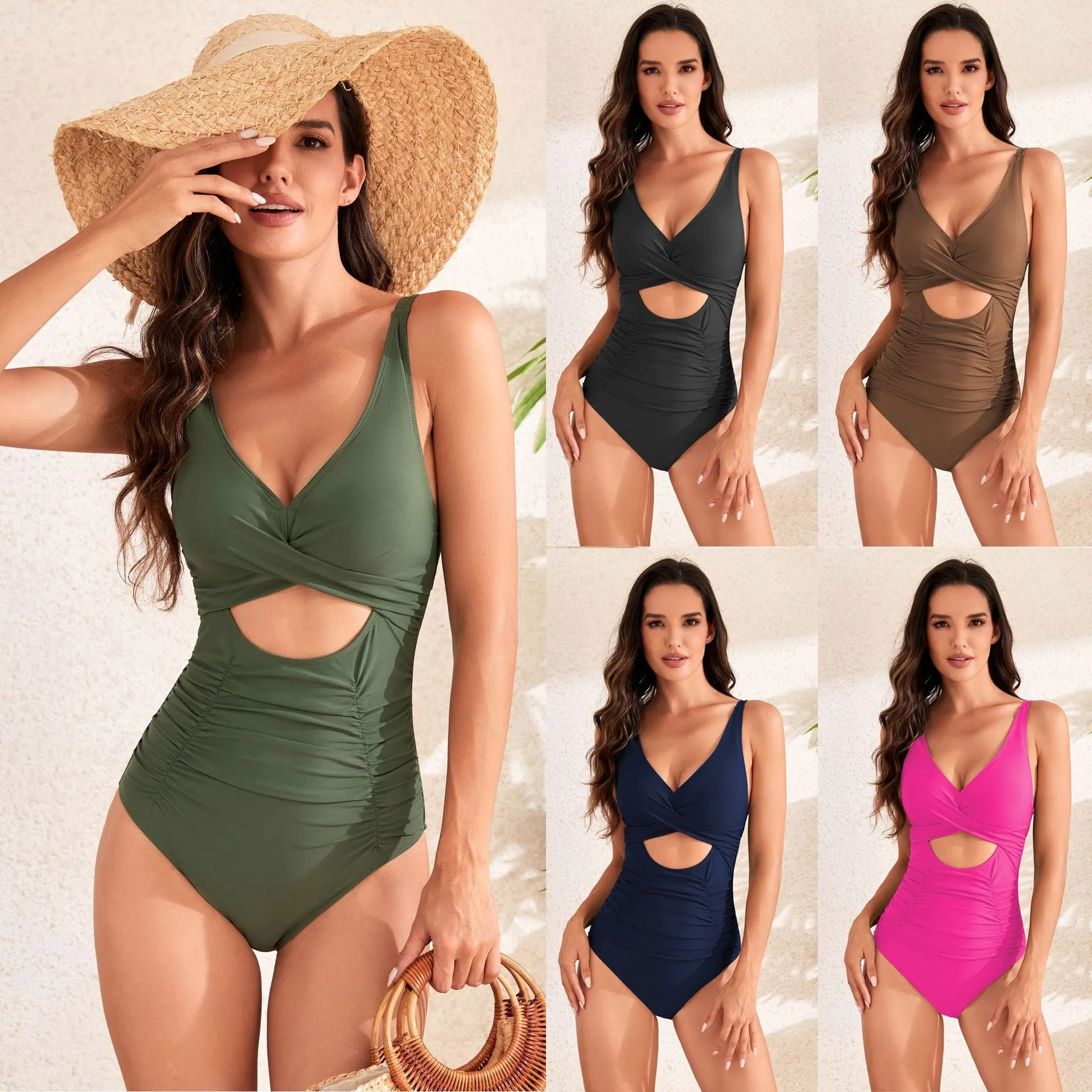 SheCurve®Flattering One-Piece Swimwear with Shaping and Support