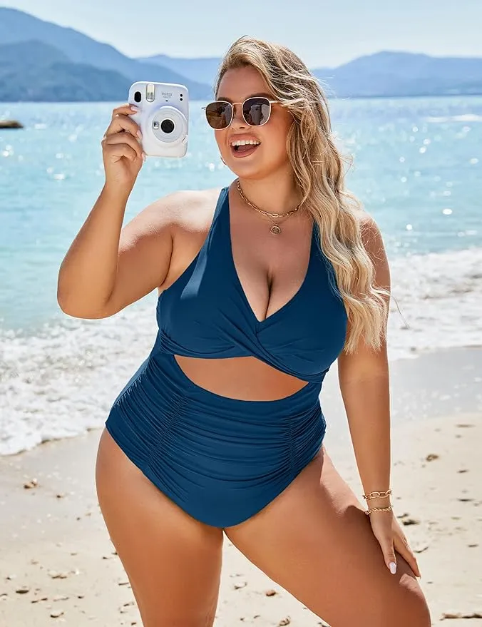 SheCurve®Flattering One-Piece Swimwear with Shaping and Support