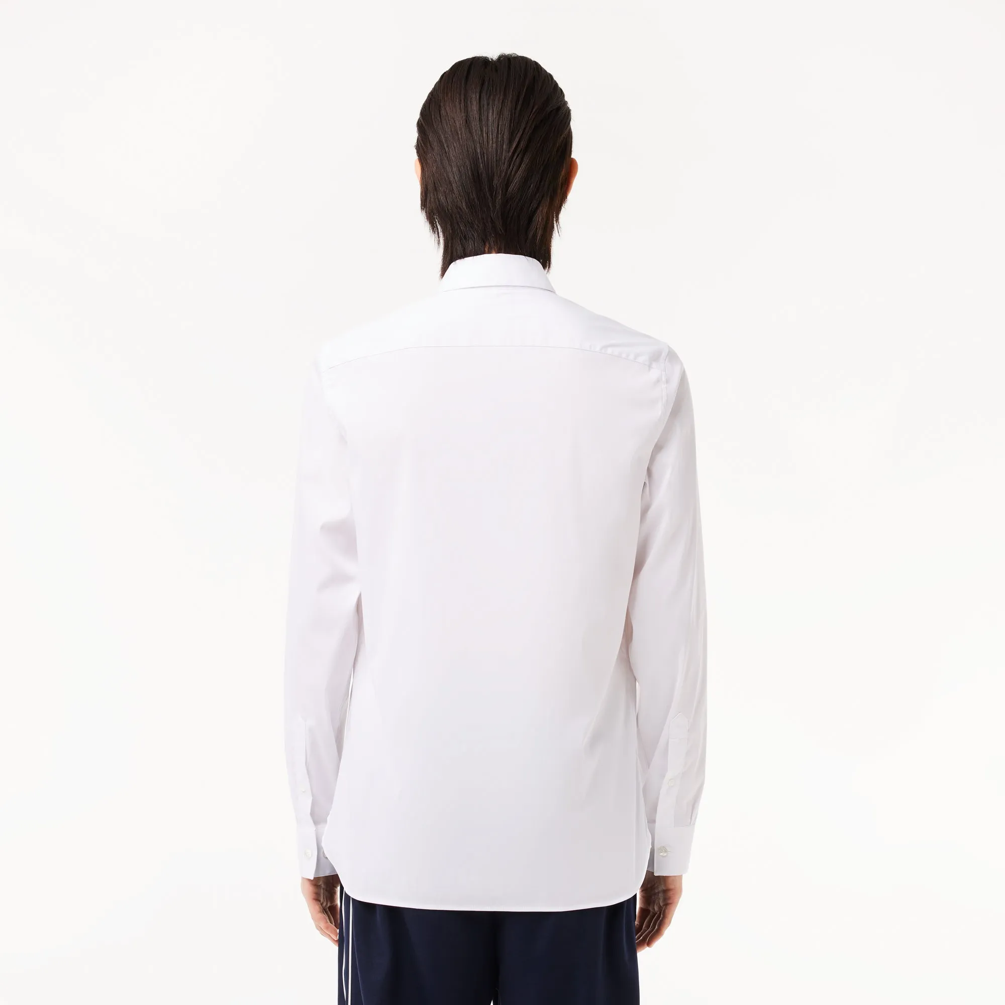 Slim Fit French Collar Stretch Shirt