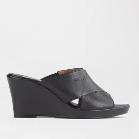 Slip-on Wedge in Black - 12287