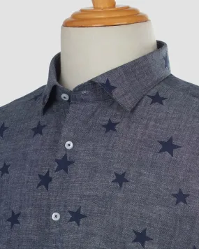 Starry Night Denim Shirt