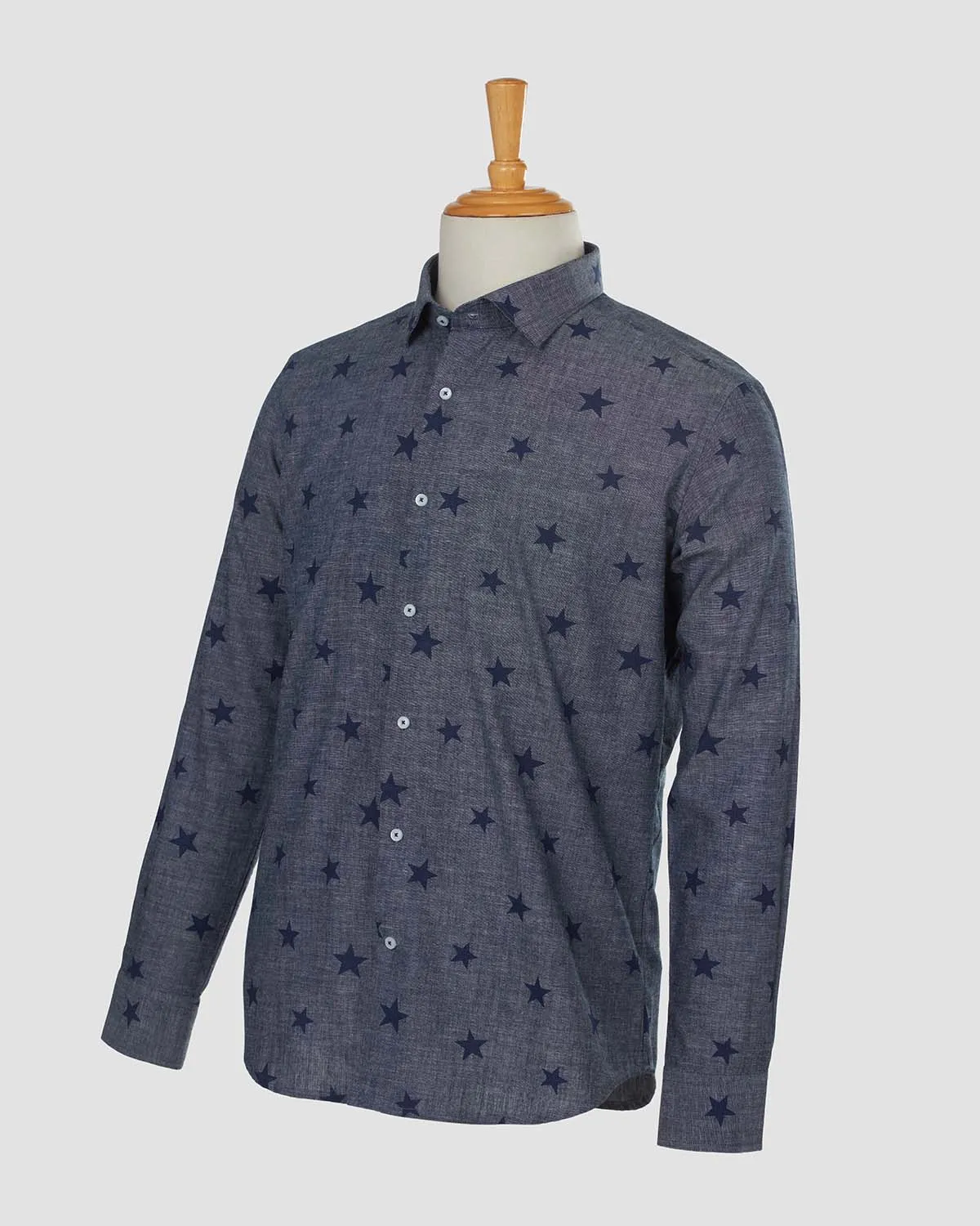 Starry Night Denim Shirt