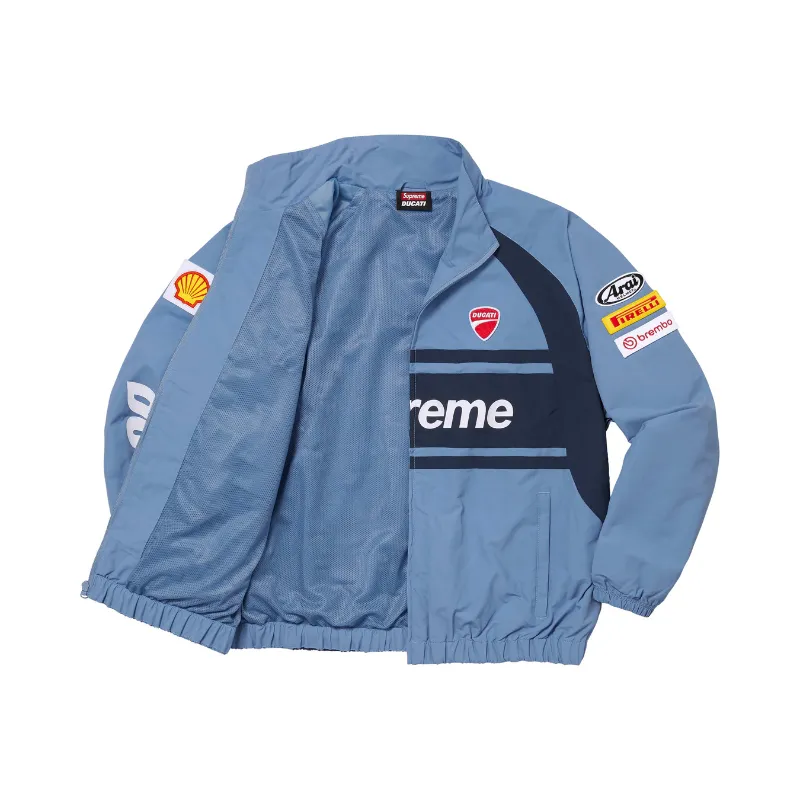 Supreme Ducati Track Jacket Blue