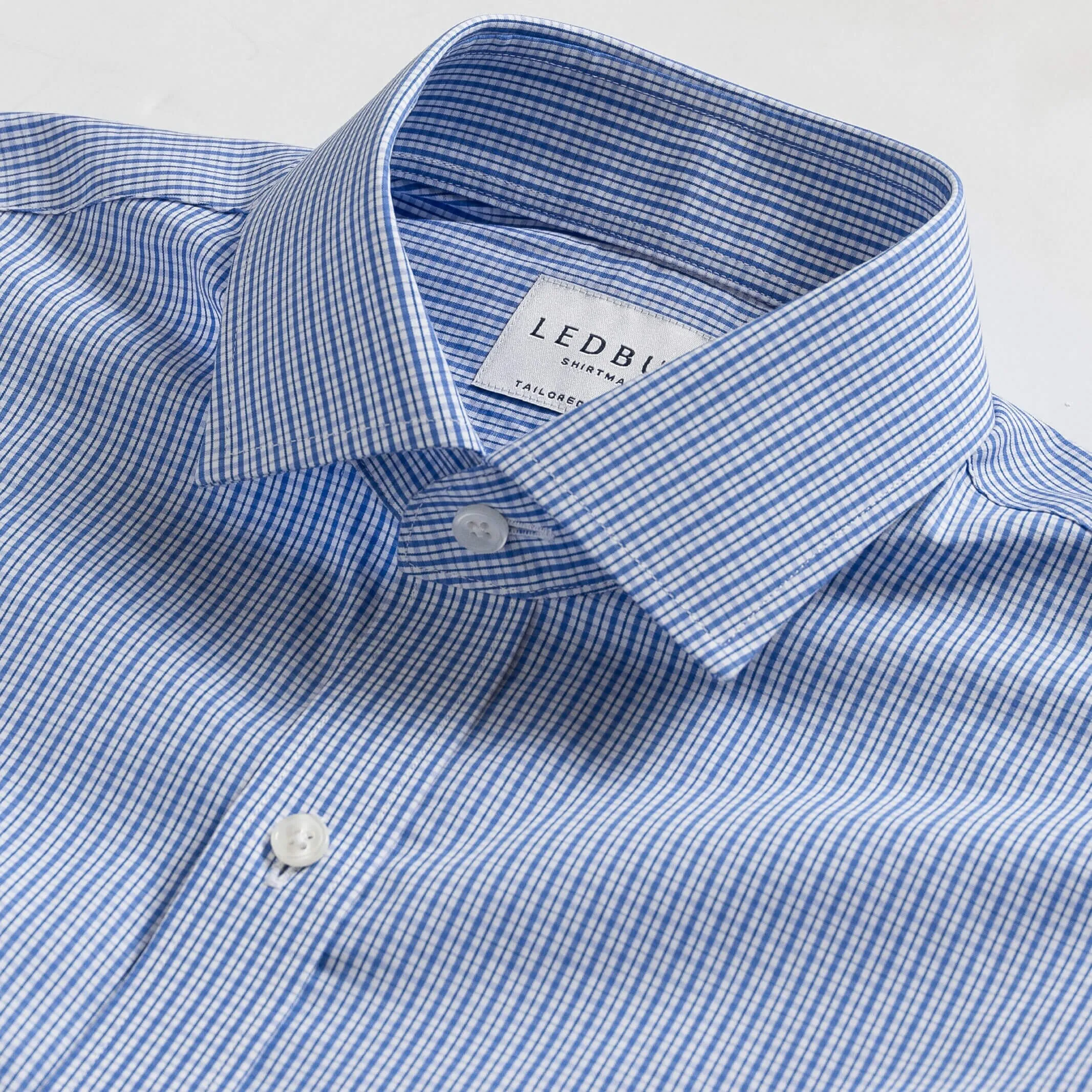 The Blue Simmons Check Dress Shirt