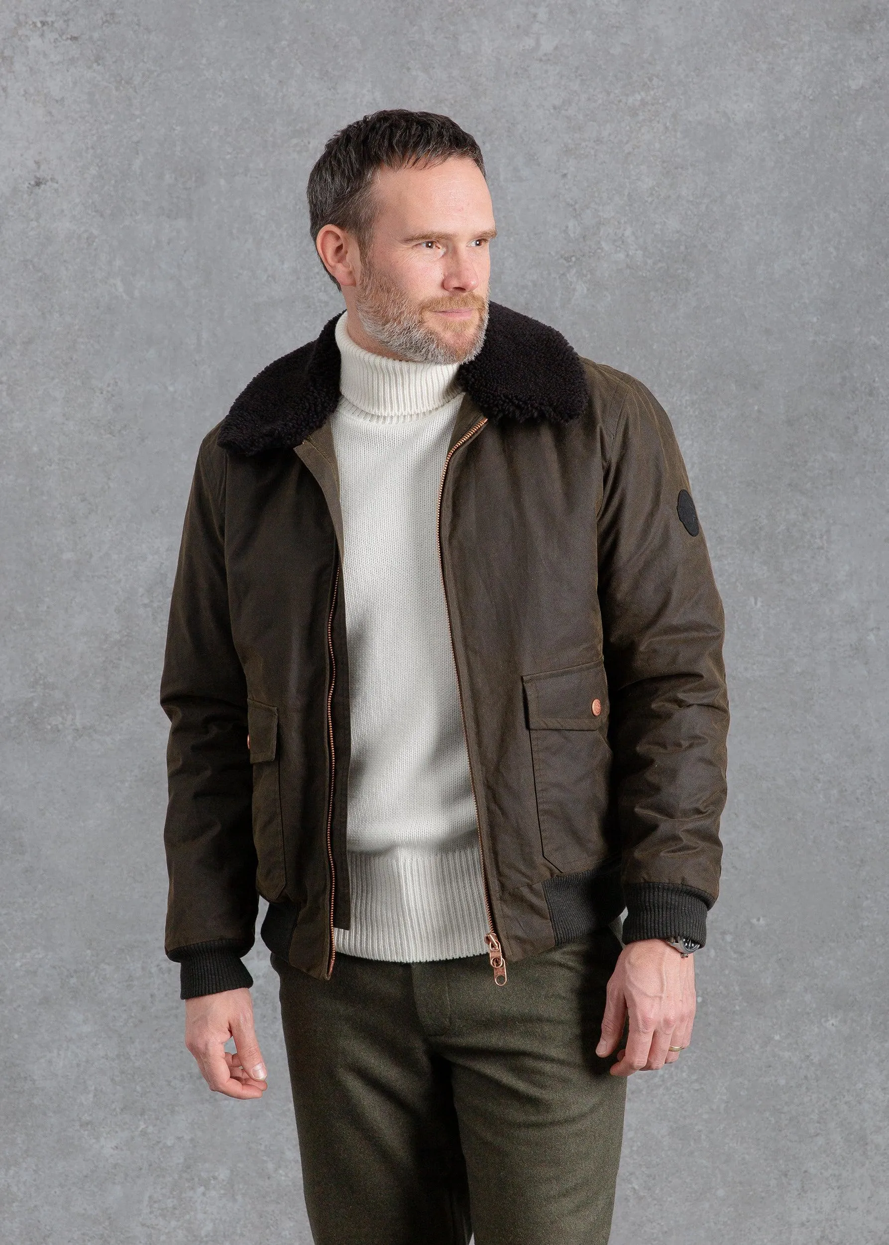 The Bremont X PWVC Wax Flight Jacket