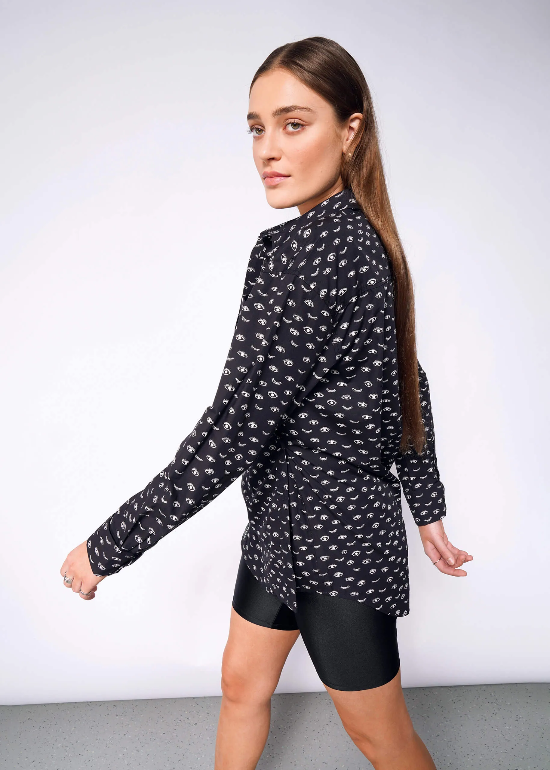 The Essential Long Sleeve Oversized Wrap Button Up