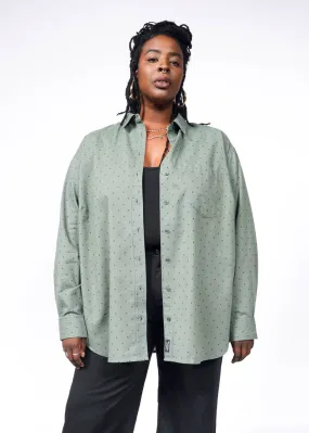 The Essential Long Sleeve Oversized Wrap Button Up