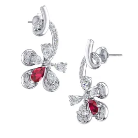 THE RUBY FLAME STUDS