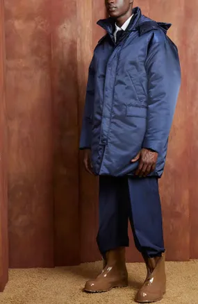 TRAVIS NAVY PUFFER COAT