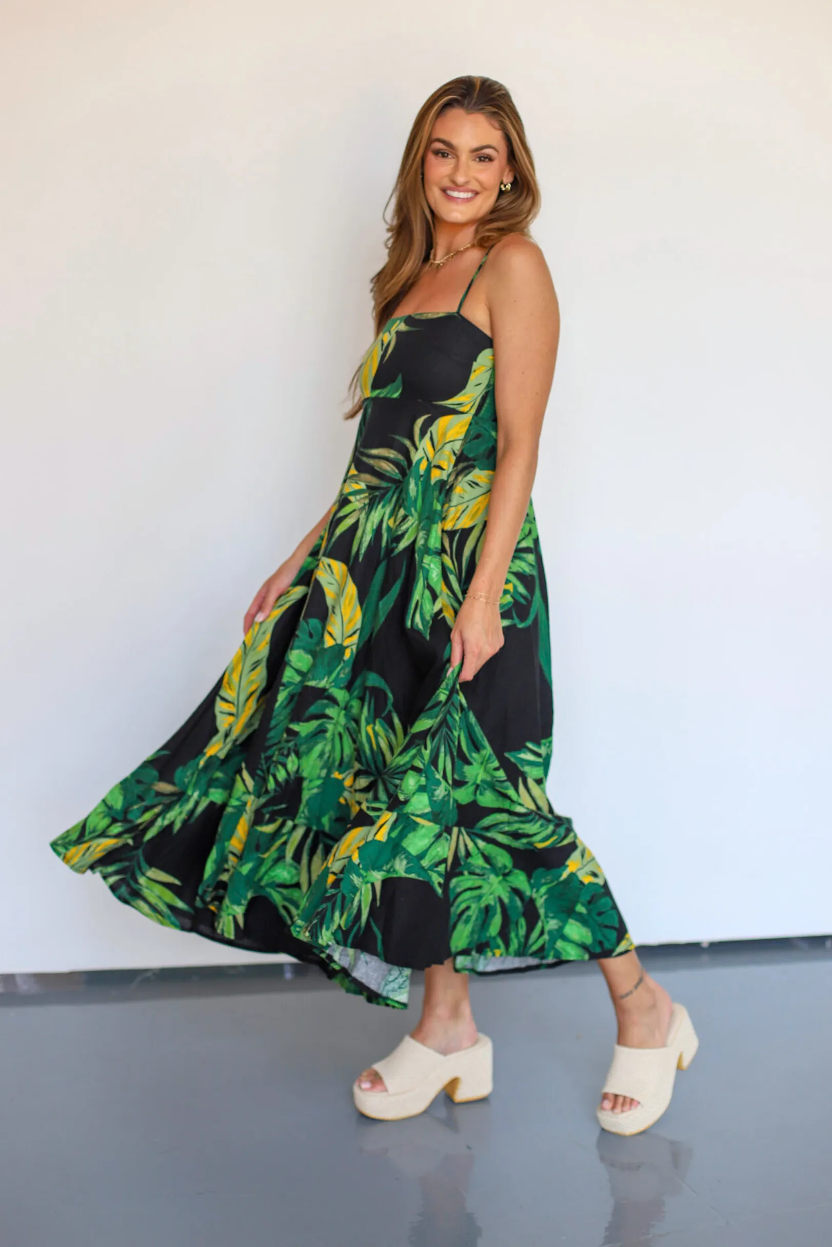 Unbeleafable Maxi Dress