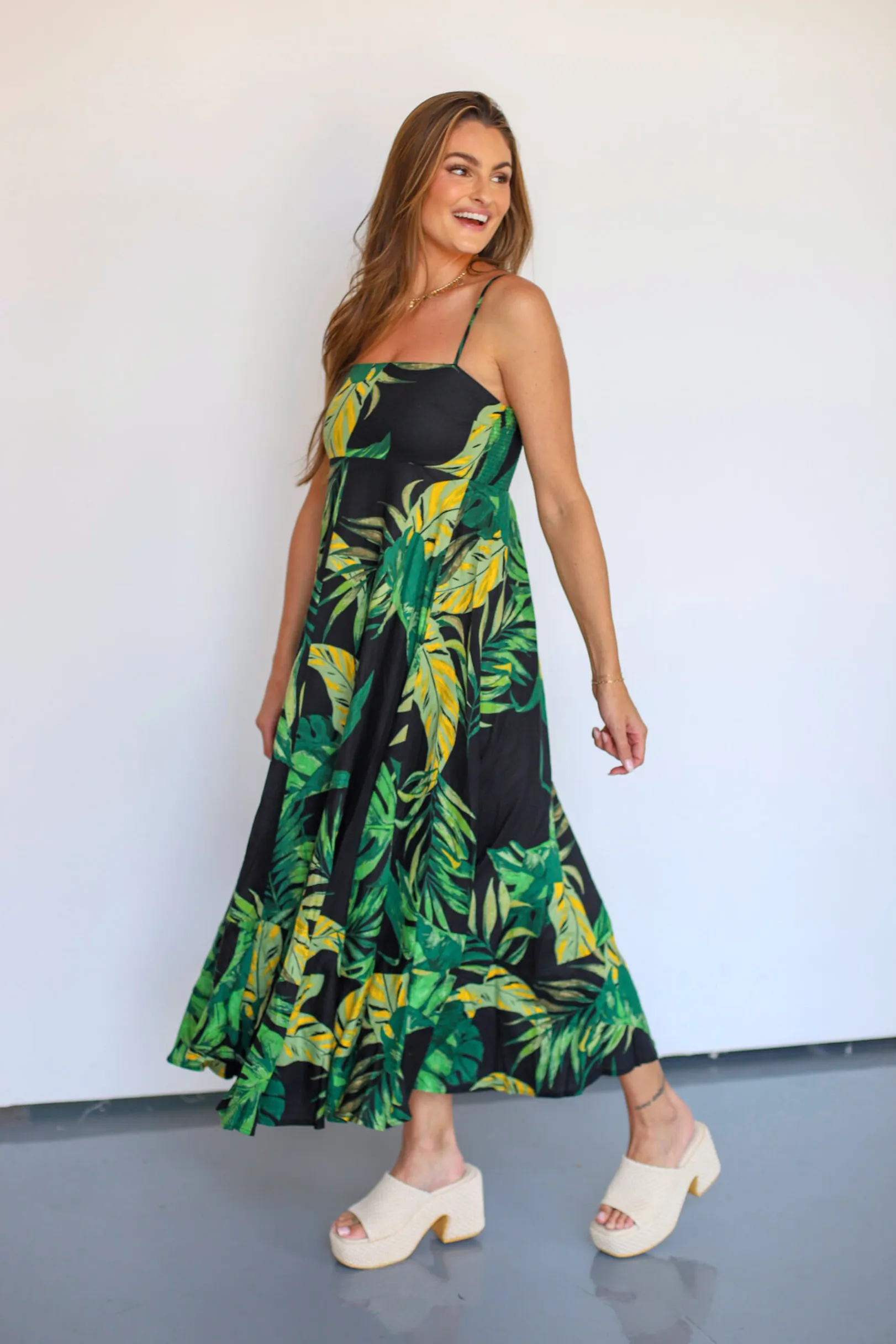 Unbeleafable Maxi Dress