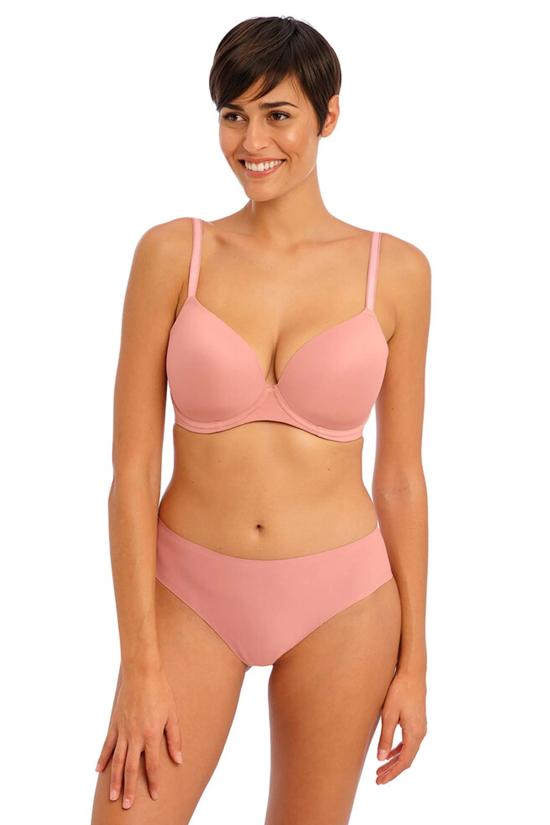 Undetected Moulded T-shirt Bra Ash Rose