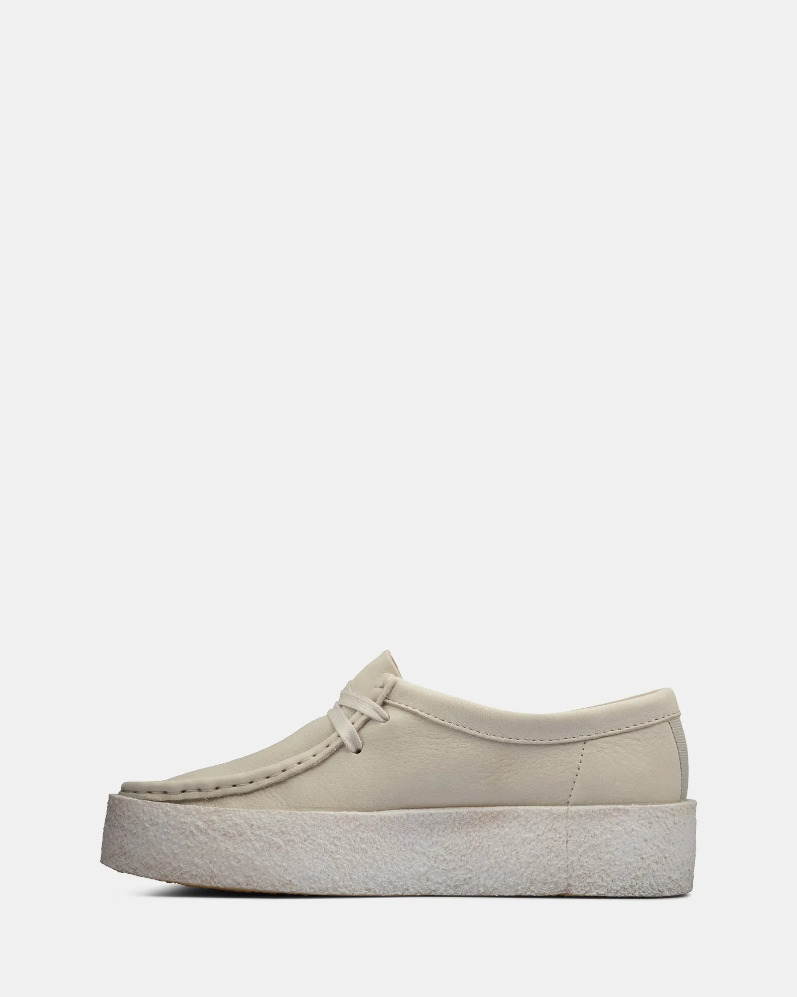 Wallabee Cup. (W) White Nubuck