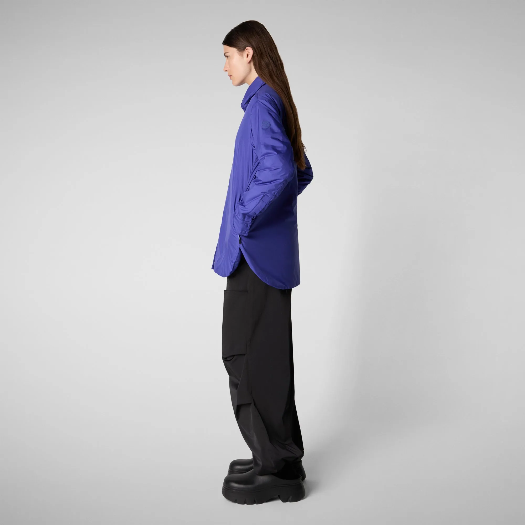 Woman's jacket Amarillis in gentian blue