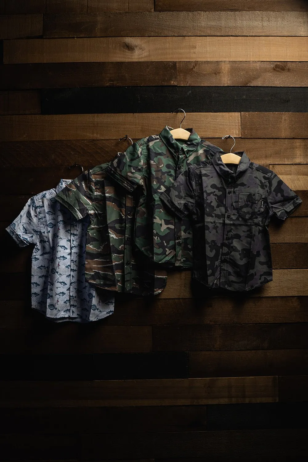 Youth Camo Collection - Casual Button Down Shirt